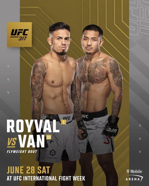 Брэндон Ройвал - Джошуа Ван (UFC 2025. UFC 317. 29.06.2025) 2 смотреть онлайн